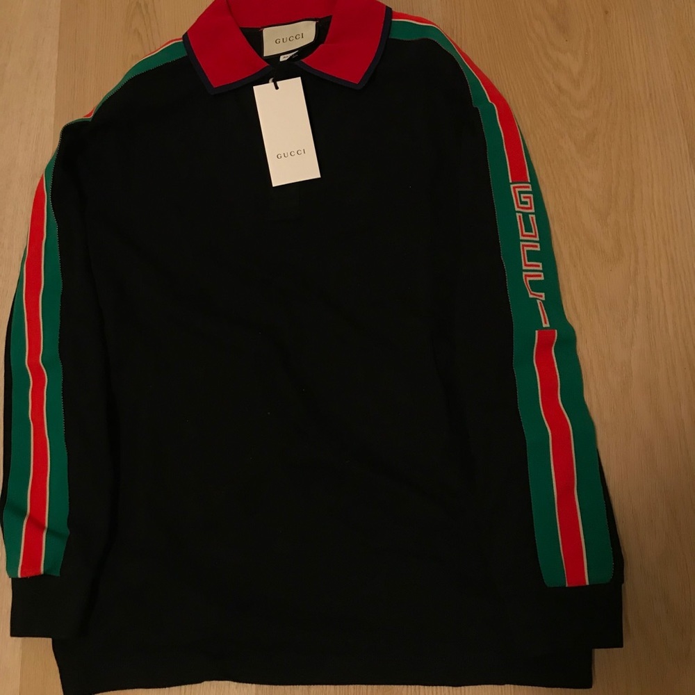 Gucci long sleeve polo